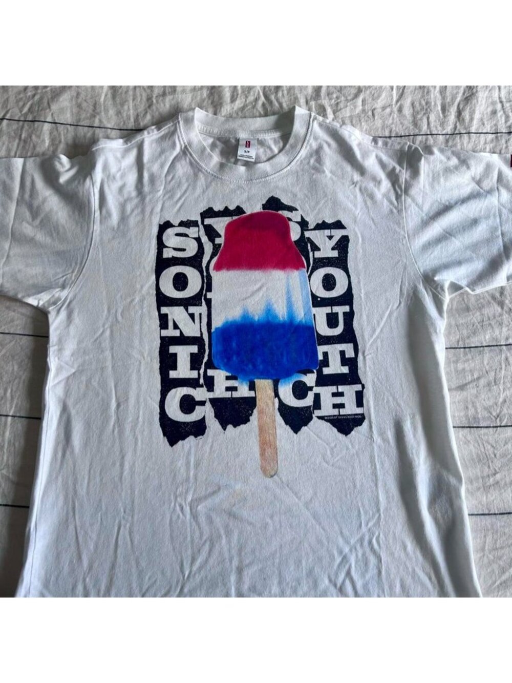 Sonic Youth 1992 white cotton T-shirt Levi’s size small